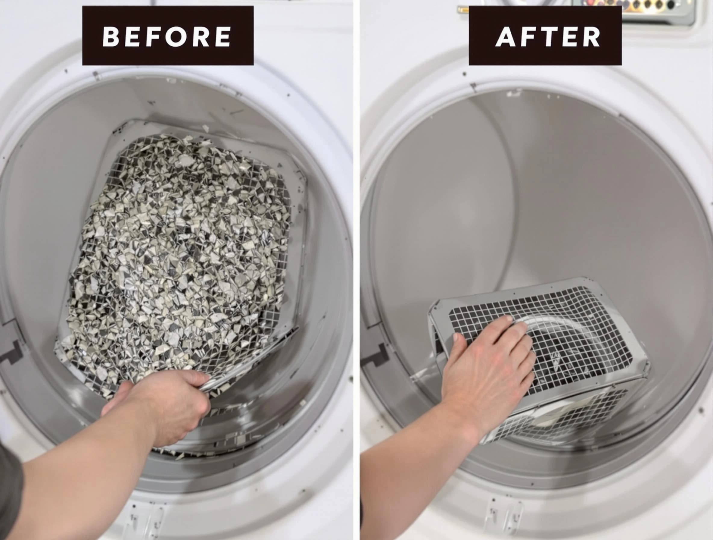 Professional lint trap cleaning by Peachtree City Dryer Vent Cleaning in Peachtree City
