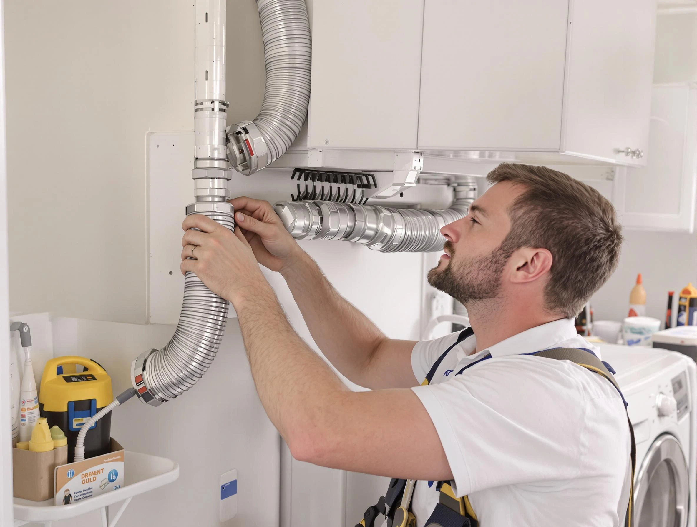 Professional dryer vent repair and installation by Peachtree City Dryer Vent Cleaning in Peachtree City