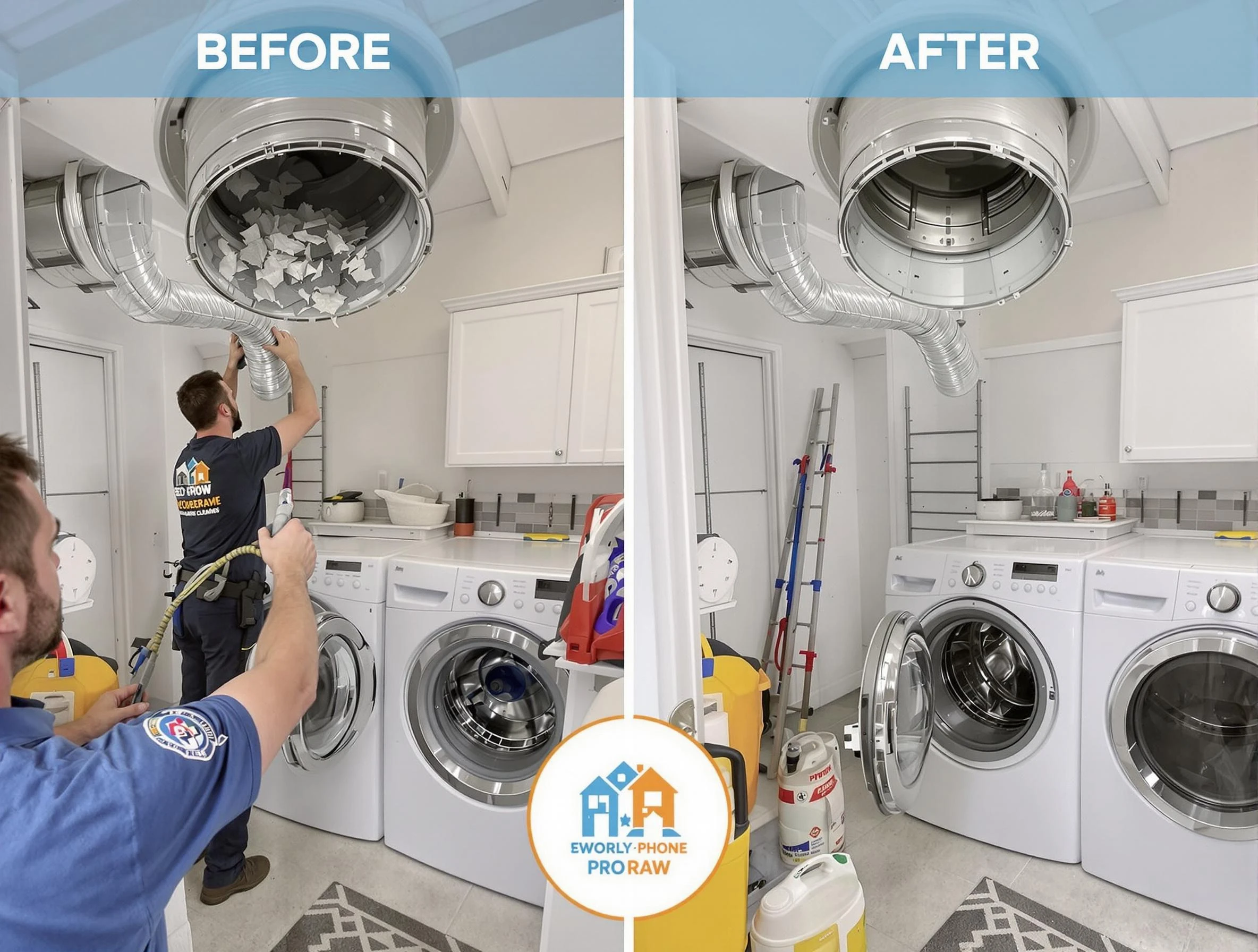 Residential dryer vent cleaning by Peachtree City Dryer Vent Cleaning in Peachtree City